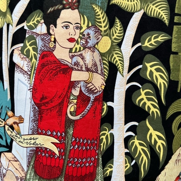 Grace Karin Frida Kahlo Print Cap Sleeve Dress - Size M - Picture 15 of 15